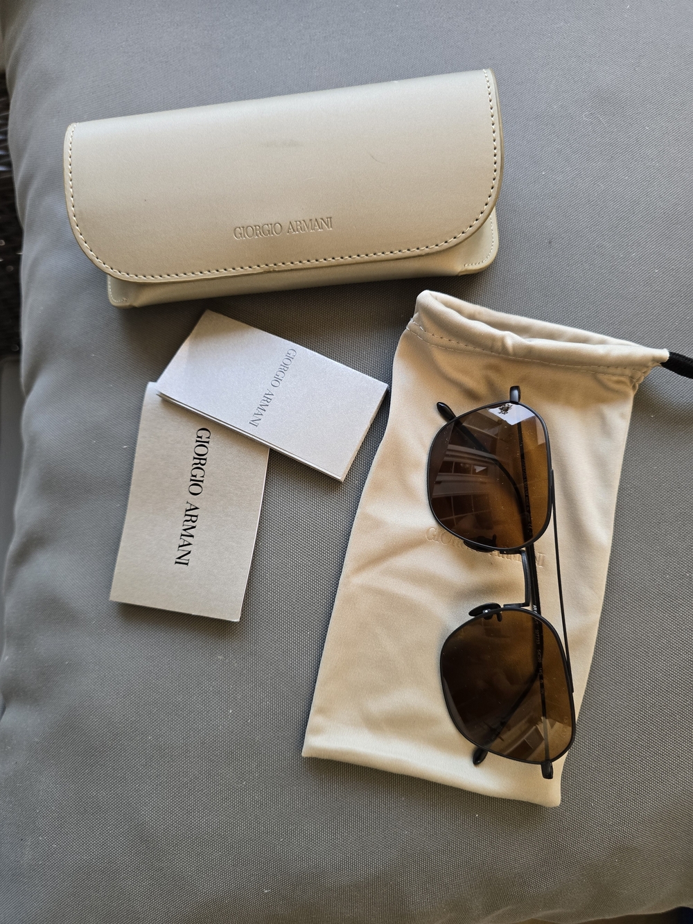 Giorgio Armani AR6095T_ Brown Polarized Lenses (Unisex)